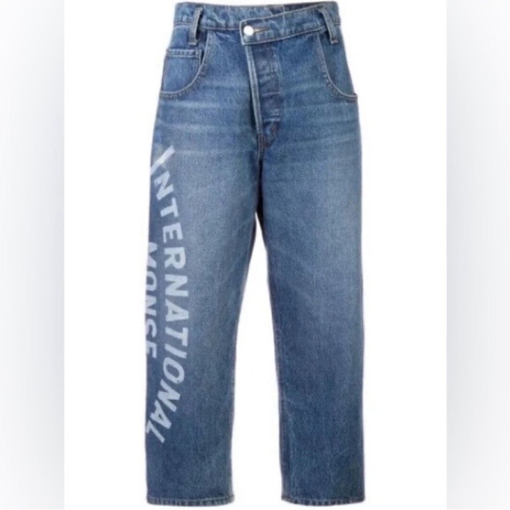 MONSE Blue Straight Leg Women's Jeans